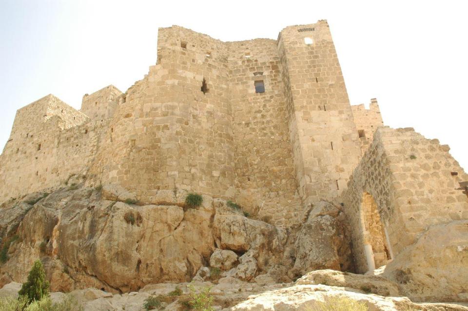 Masyaf Castle near Salamiyya, Syria.