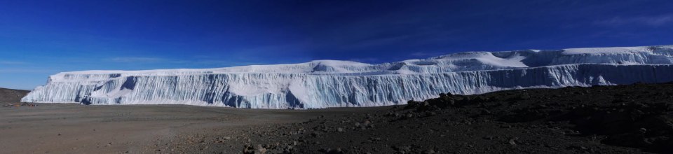 Kilimanjaro's Northern icefield