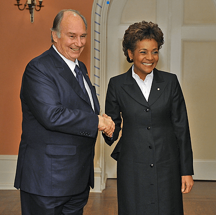 The Governor General of Canada with His Highness the Aga Khan
