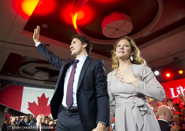 Victorious Trudeau