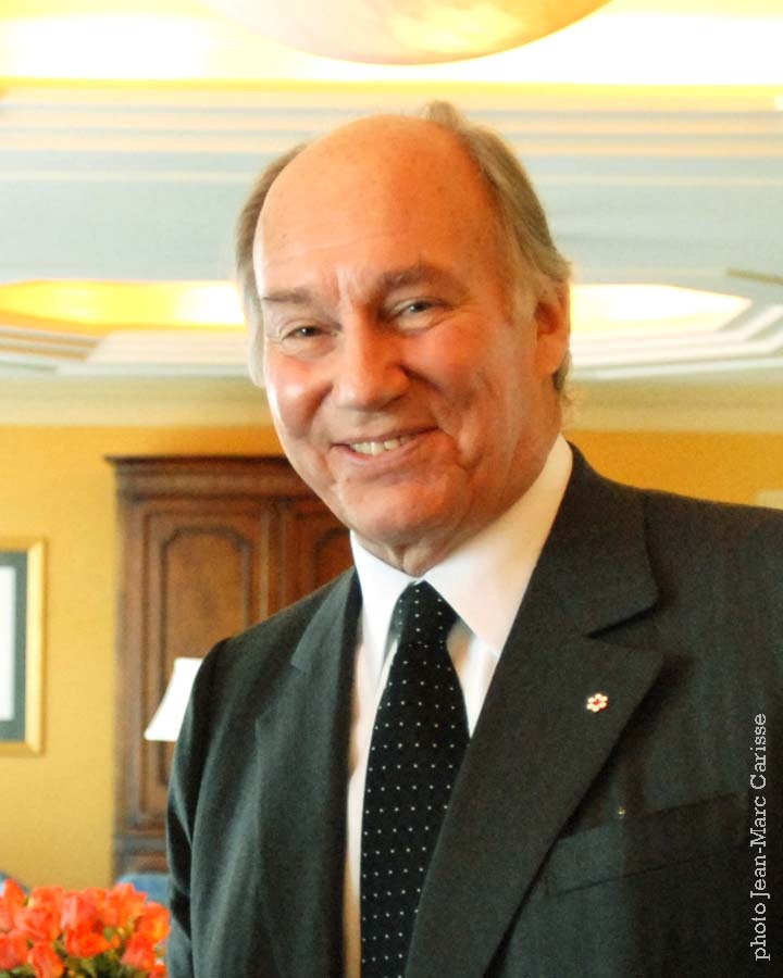 Aga Khan portrait by Jean-Marc Carisse