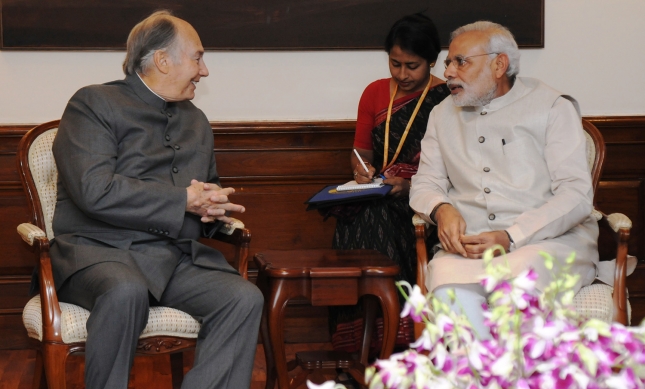 017-07 Aga Khan 2015 India Visit PM Modi