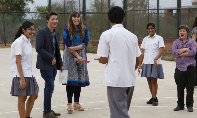 017-11 Aga Khan 2015 India Visit Family at Academy.jpg