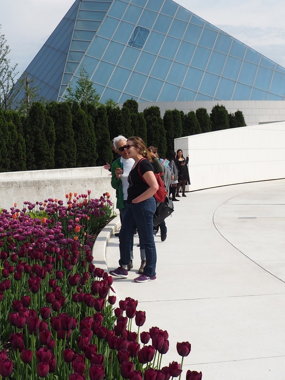 Tulip bed outside the Ismaili Centre