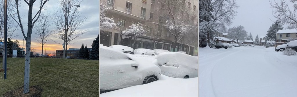 Snow in Ottawa, Madrid January 2021 Simergphotos