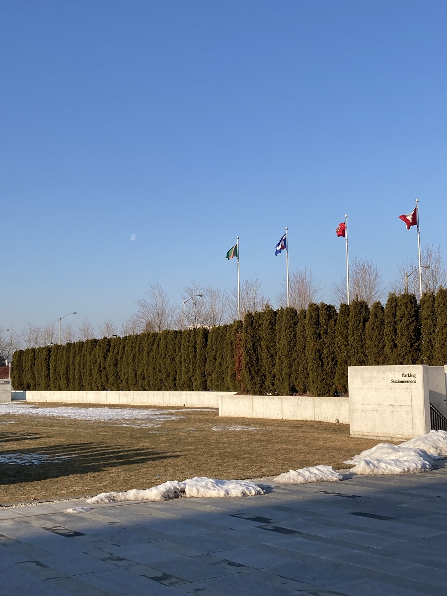 Aga Khan Park Day Time Moon