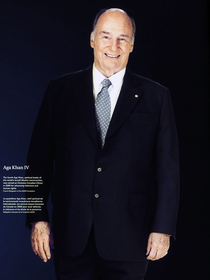 His Highness the Aga Khan, Honorary Canadian Citizen, Simerg photos.