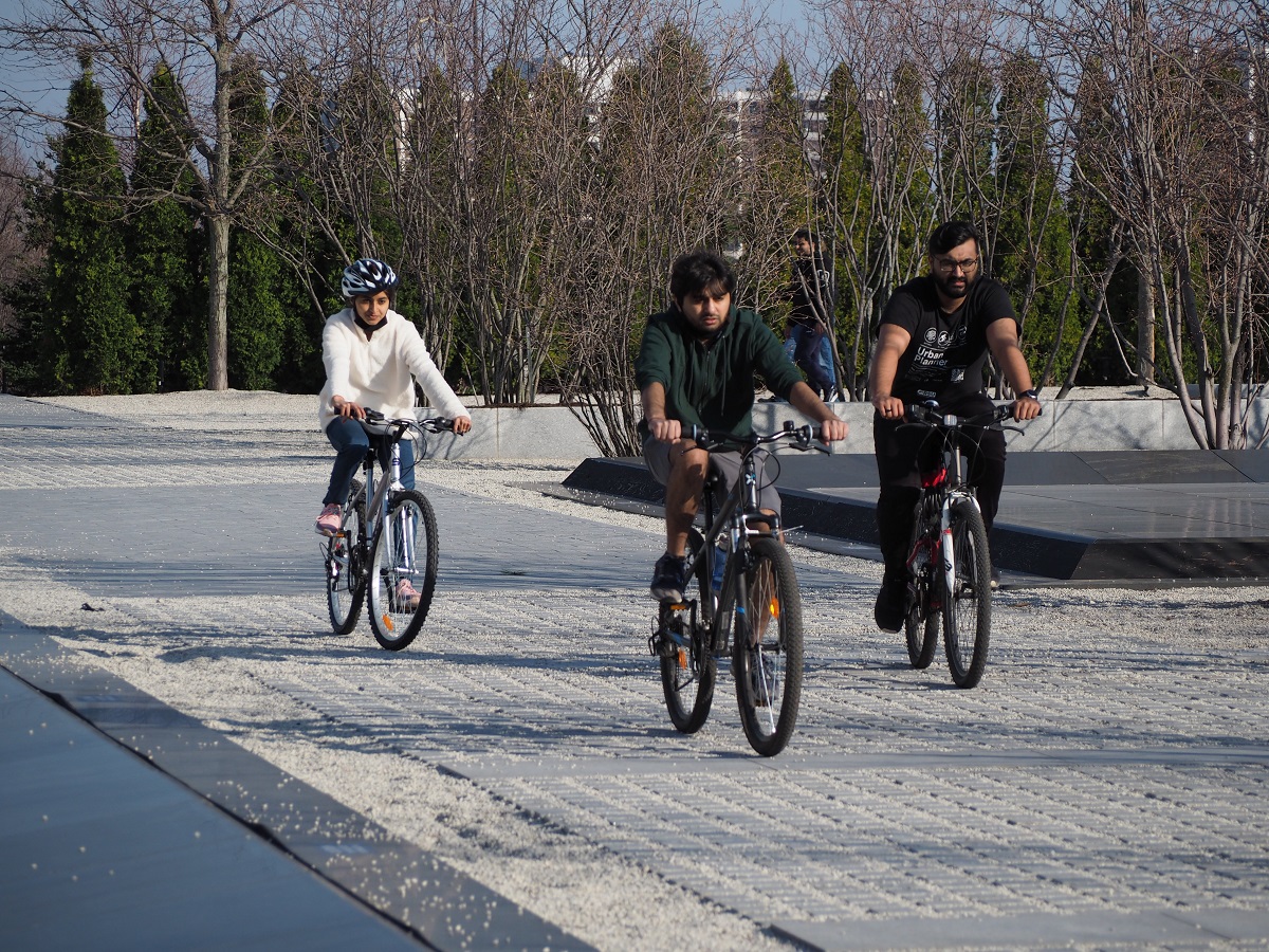 Aga Khan Park cycle ride