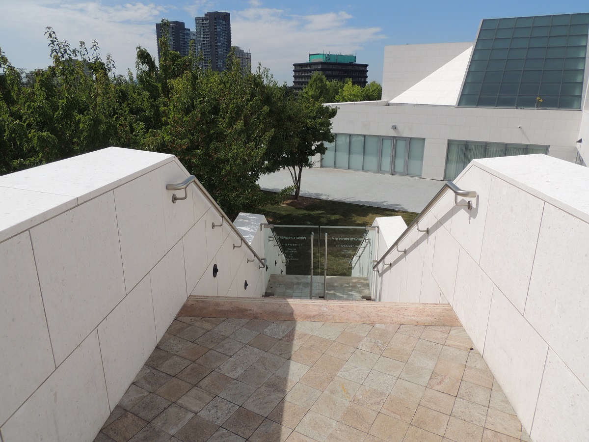 Ismaili Centre Stairwell to Aga Khan Park Simergphotos Malik Merchant