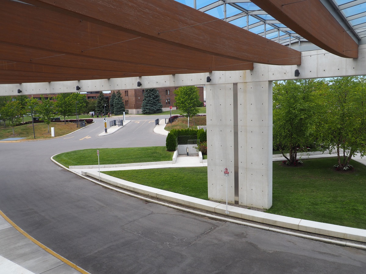 49 Wynford Drive entrance from rooftop of Ismaili Centre simergphotos malik merchant