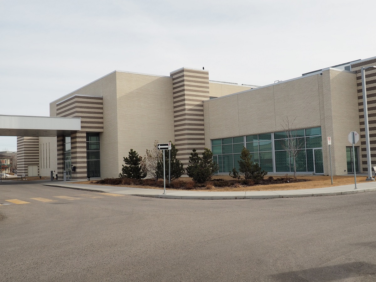 A front view of the Calgary Westwinds Ismaili Jamatkhana, Malik Merchant simerg photos, Navroz post, New Year