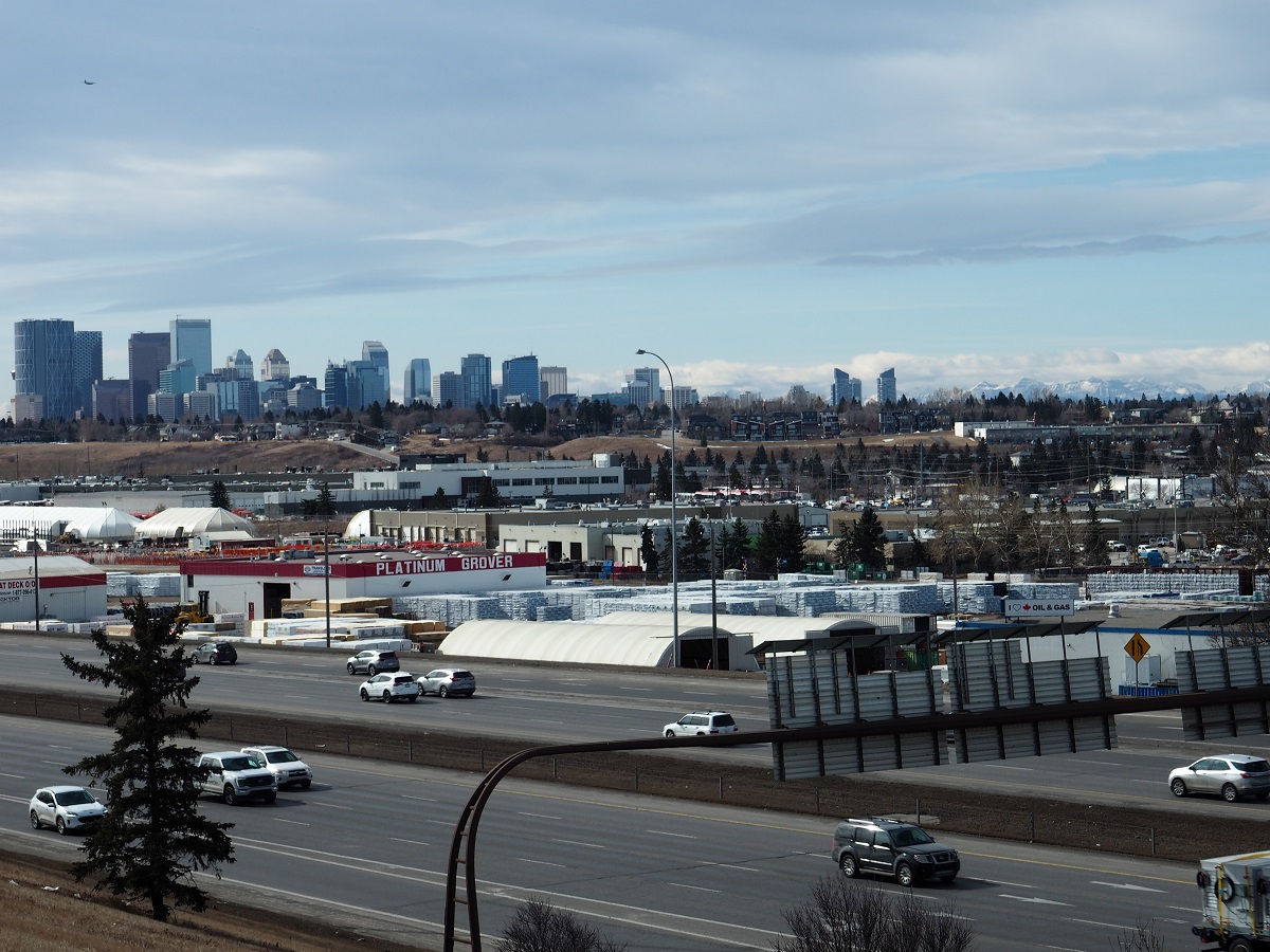 Downtown Calgary from Ismaili Jamatkhana Calgary, Malik Merchant Simerg