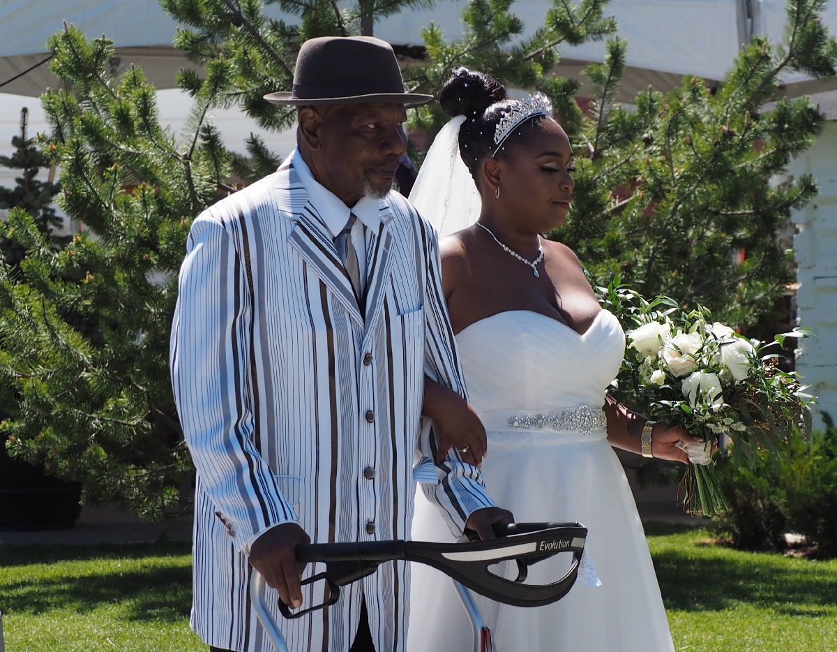 Sceness from Calgary Wedding at Fort Calgary