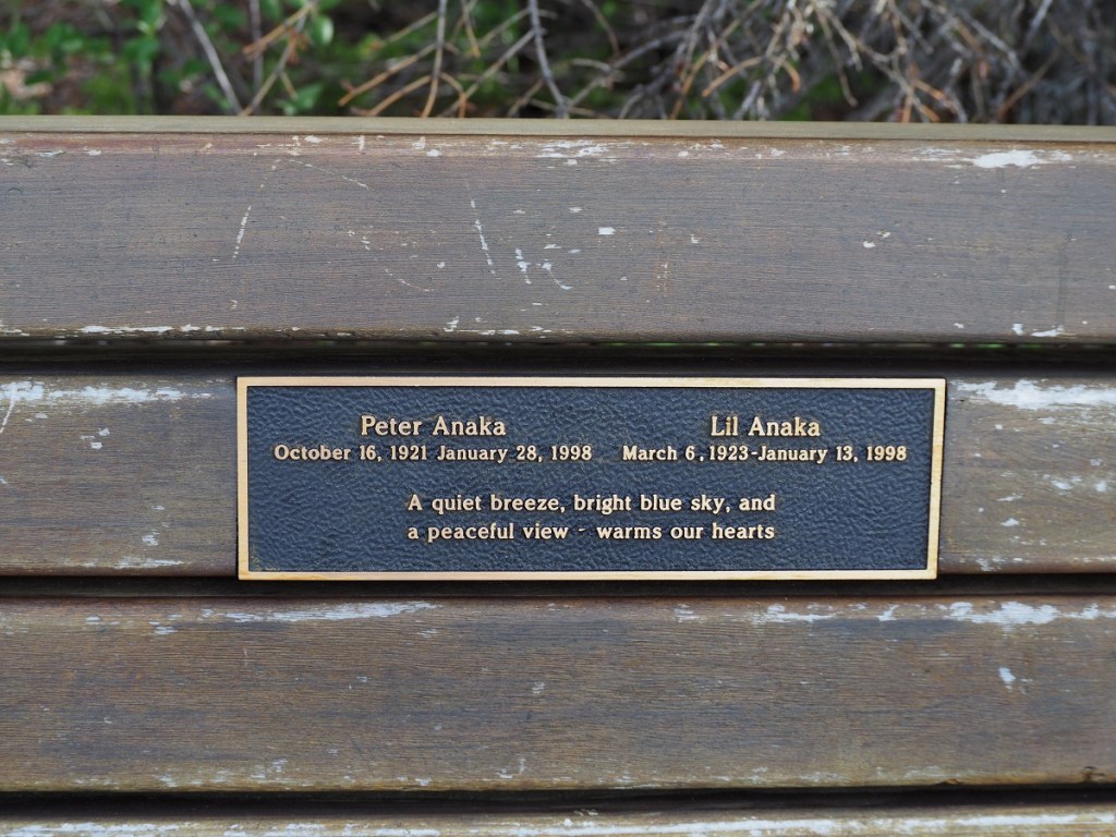 Commemorative Benches and Plaque Tributes to loved ones, Kananaski Country and Forget-me-not Pond, Malik Merchant Simerg Photos