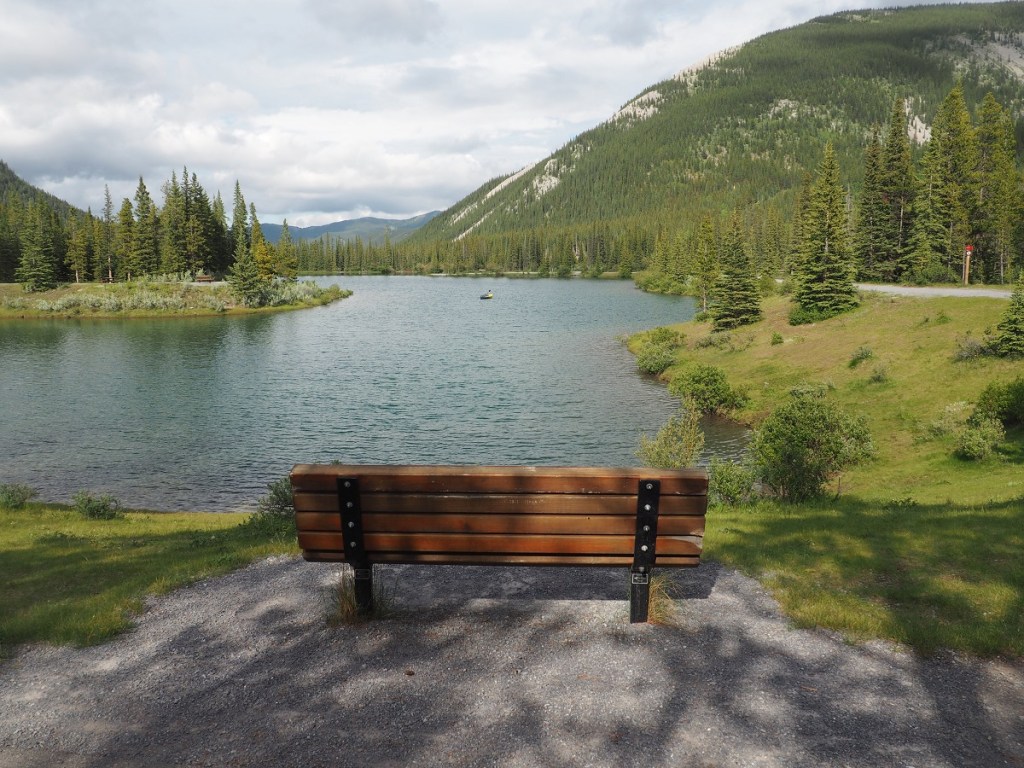 Commemorative Benches and Plaque Tributes to loved ones, Kananaski Country and Forget-me-not Pond, Malik Merchant Simerg Photos