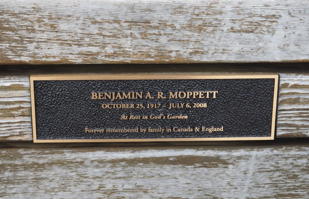 Commemorative Benches and Plaque Tributes to loved ones, Kananaski Country and Forget-me-not Pond, Malik Merchant Simerg Photos