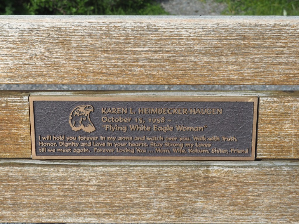 Commemorative Benches and Plaque Tributes to loved ones, Kananaski Country and Forget-me-not Pond, Malik Merchant Simerg Photos