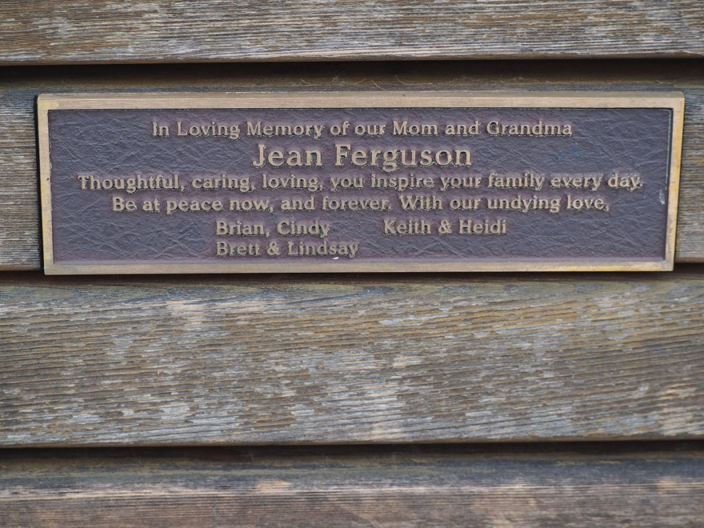 Kananaskis Village Memorial Bench