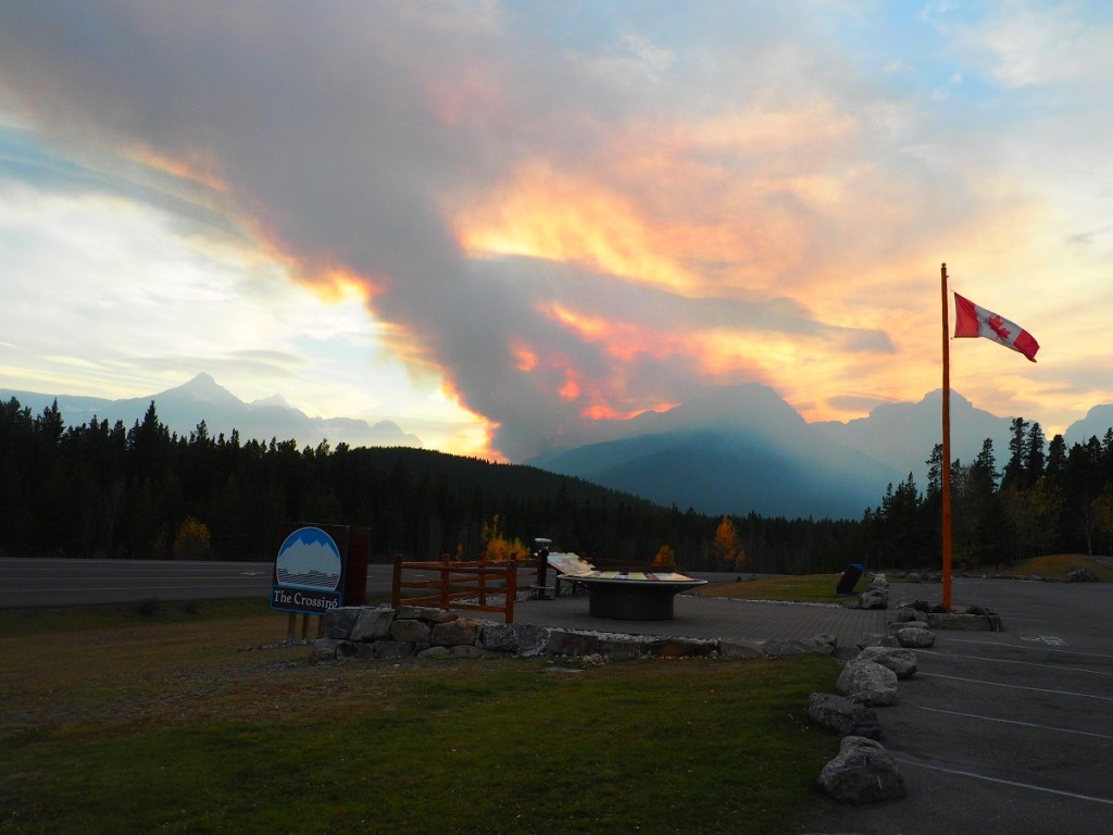 Saskatchewan River Crossing Parking area, Icefields Parkway, Banff National Park, Malik Merchant, Simerg