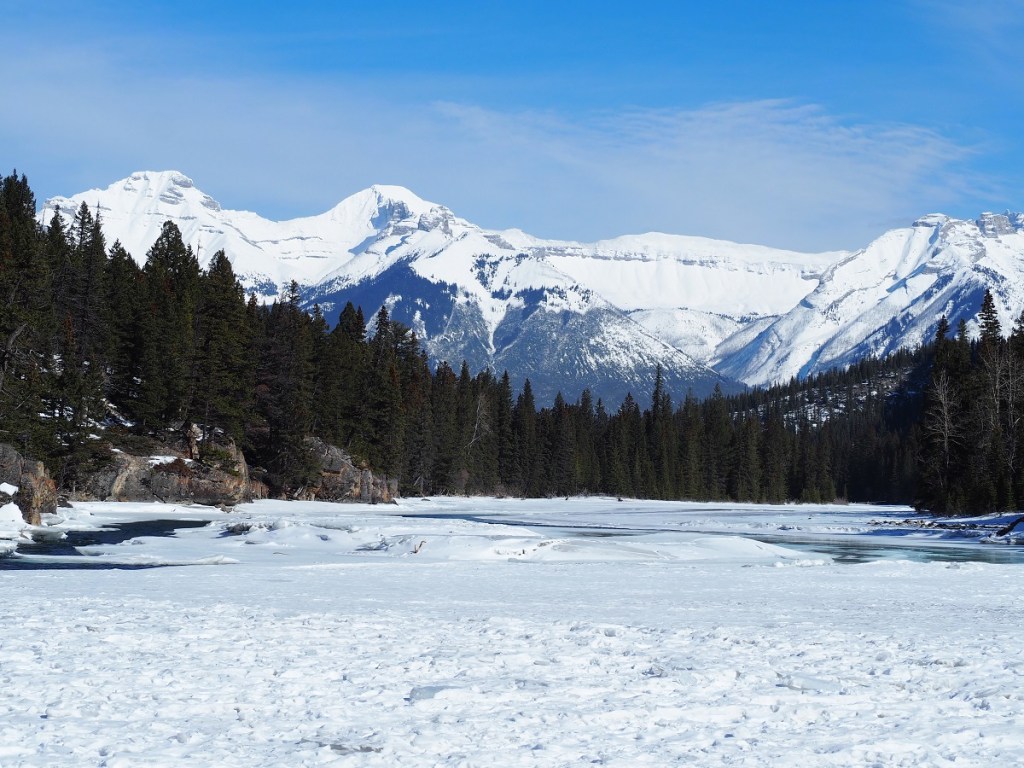 Bow River and Falls Simerg Photos