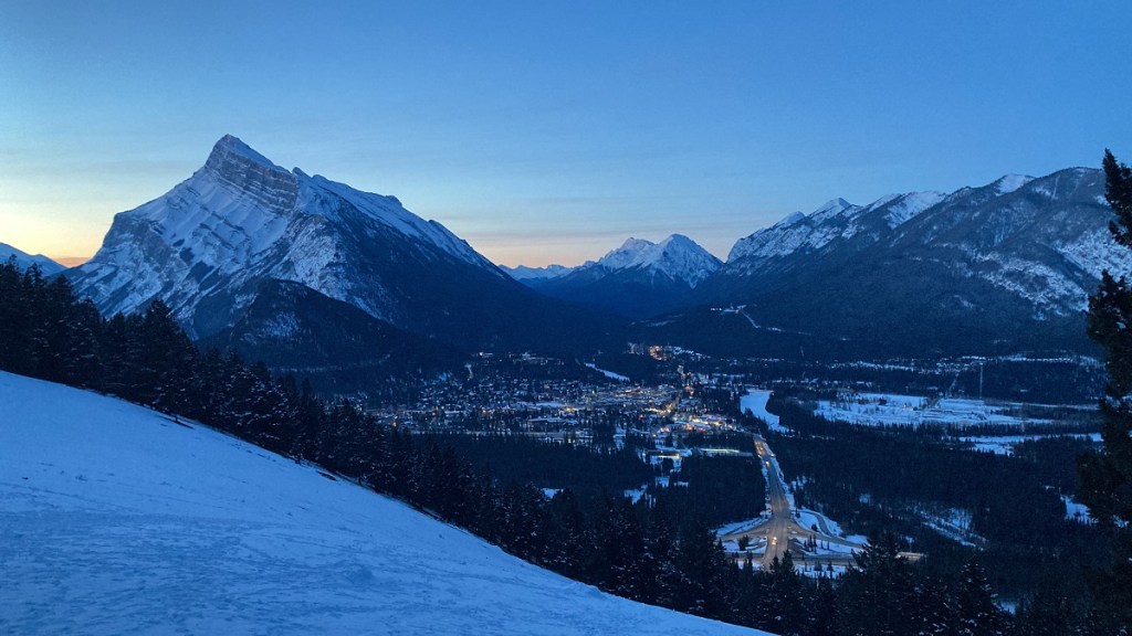 Twilight Banff Sunrise, Mount Rundle, Malik Merchant