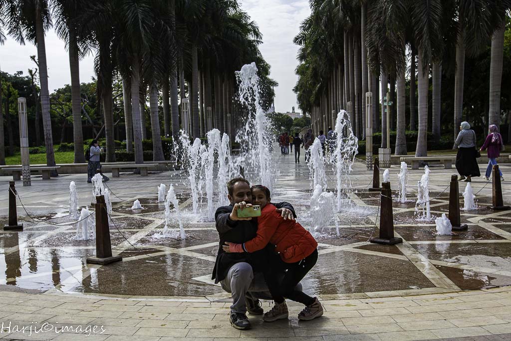 Al-Azhar Park -- a beautiful selfie moment! Photograph: © Muslim Harji.