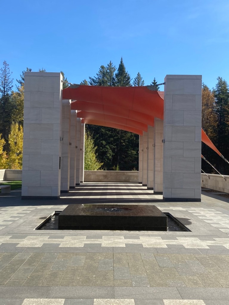 Aga Khan Garden, University of Alberta Botanic Garden, Autumn Fall Colours Talar Building