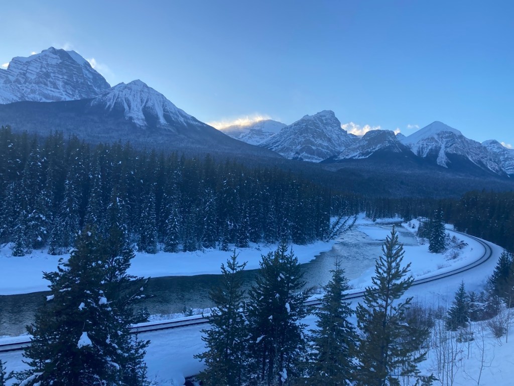 Morant's Curve where CP trains come round a  bend
