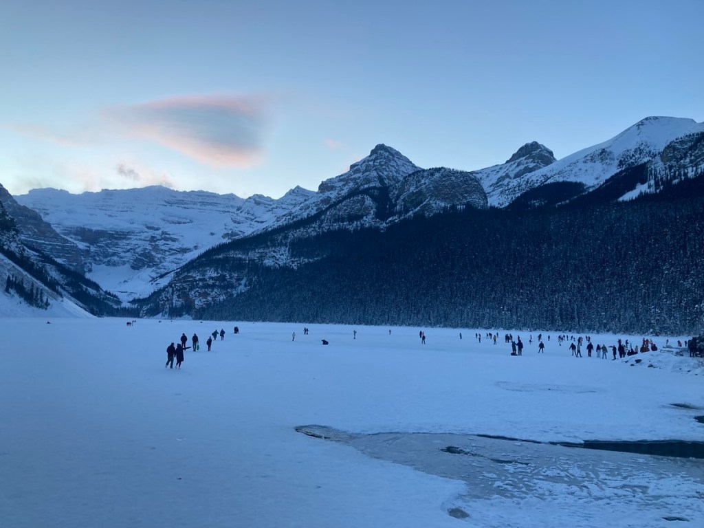 Lake Louise skating