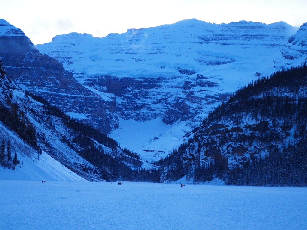 Frozen Lake Louise, winter 2024