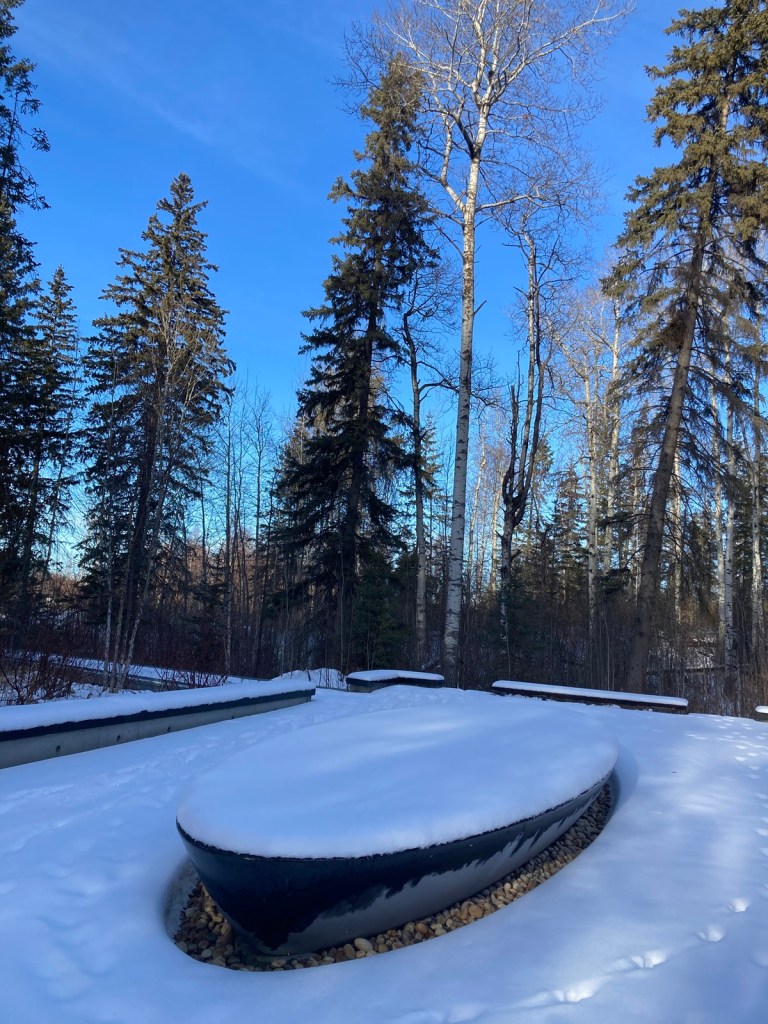 Winter 2023-24 Visit to Aga Khan Garden, University of Alberta Botanic Garden