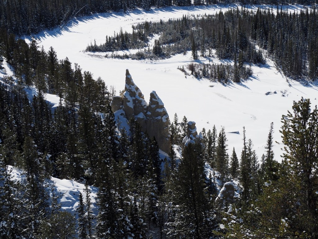 Malik Merchant of Simerg Photos at The Hoodoos Tunnel Mountain Road, Banff National Park