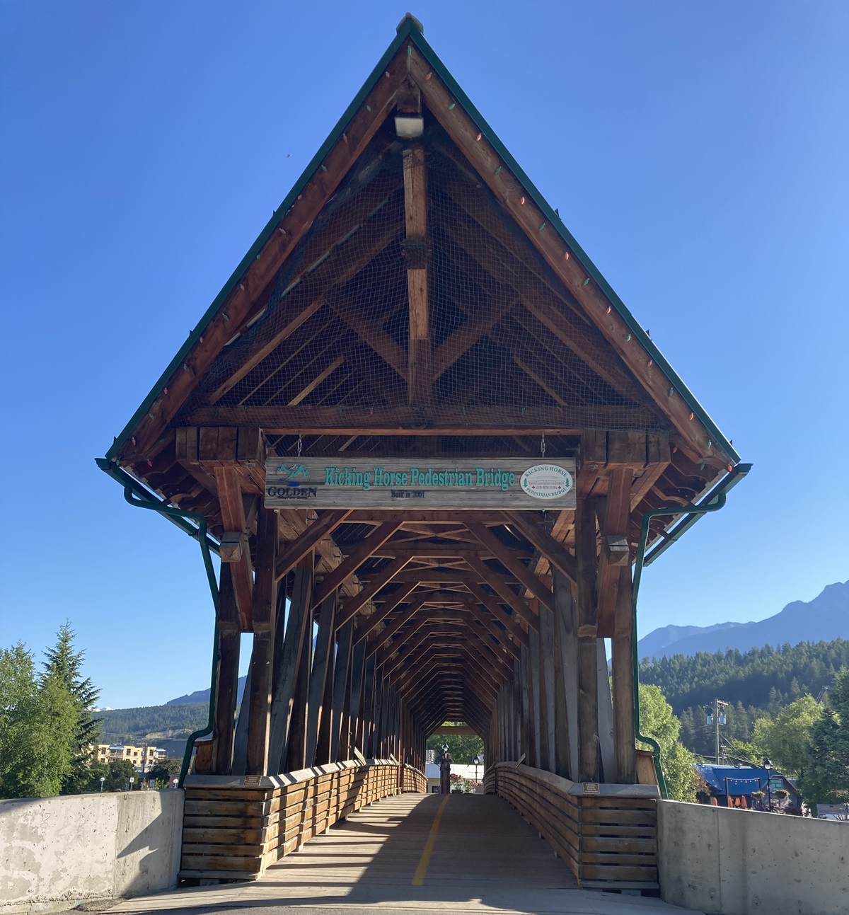 Kicking Horse Pedestrain  Bridge