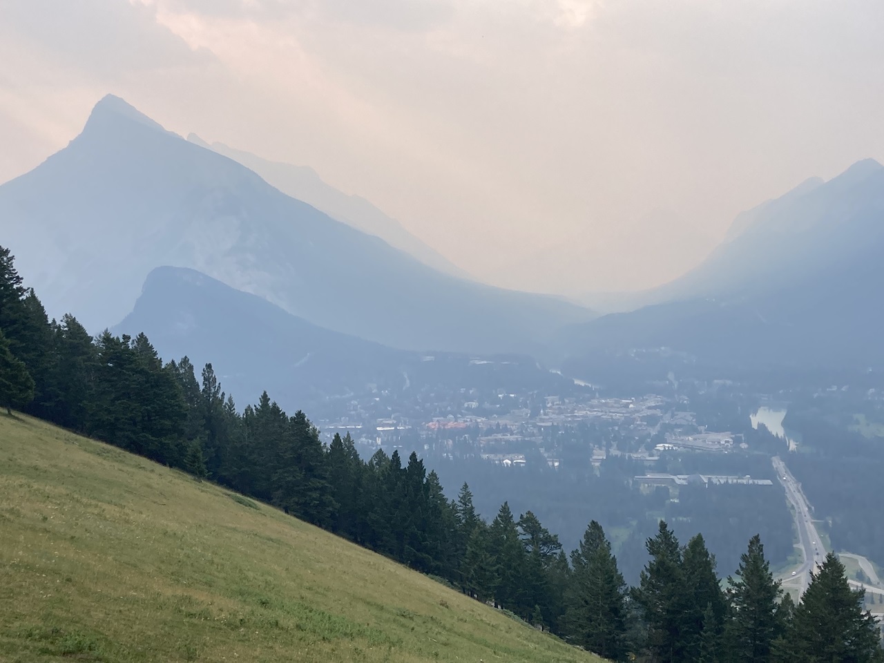 Norquay Lookout after Jasper National Park Fires