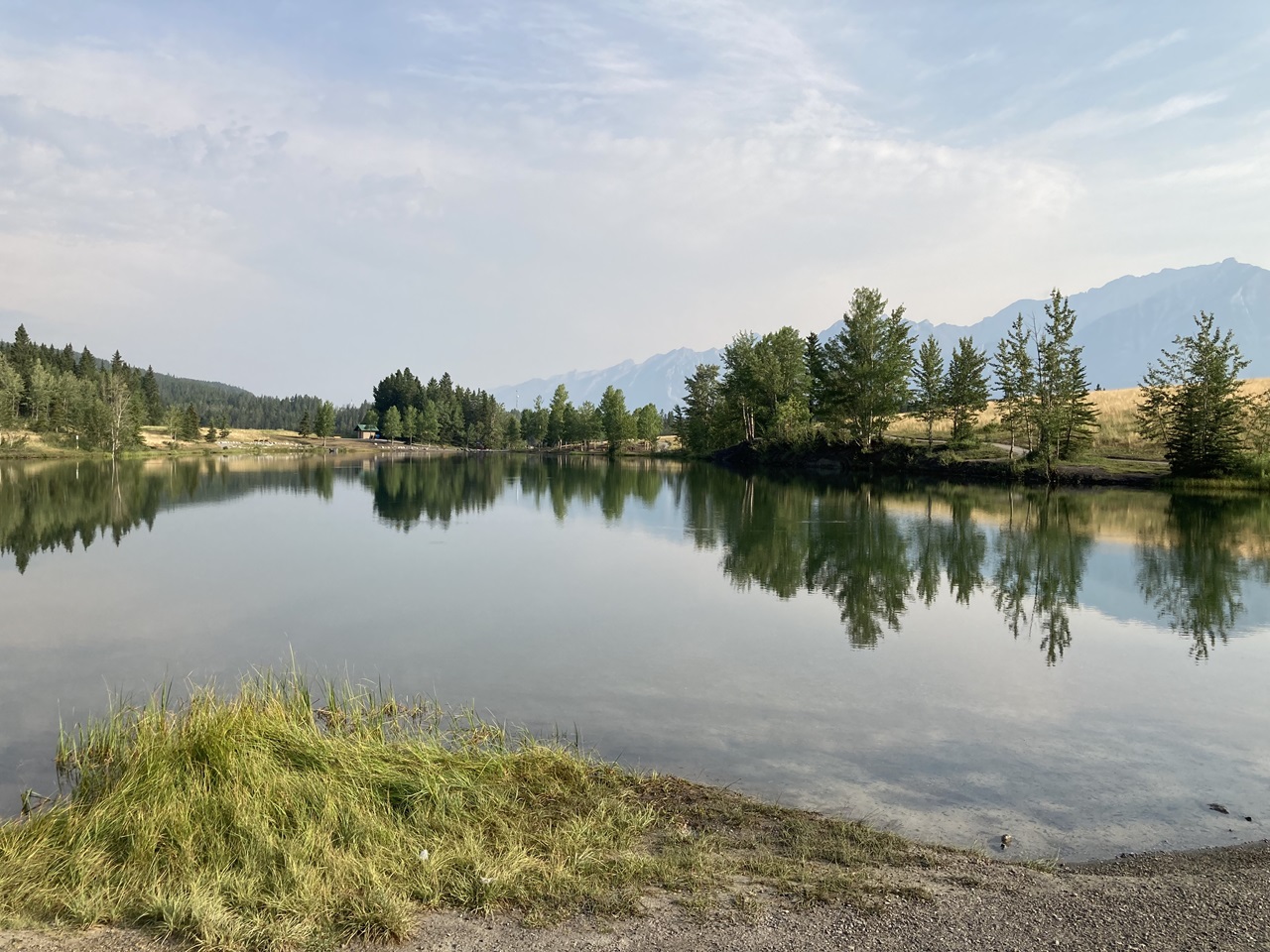 Quarry Lake, Canmore, Alberta, August 5, 2024. Photograph: Malik Merchant/Simerg Photos.