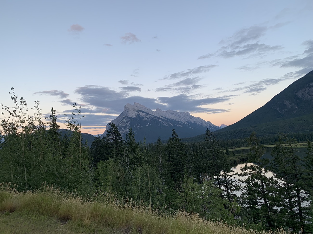 Mount Rundle and Vermillions Lakes