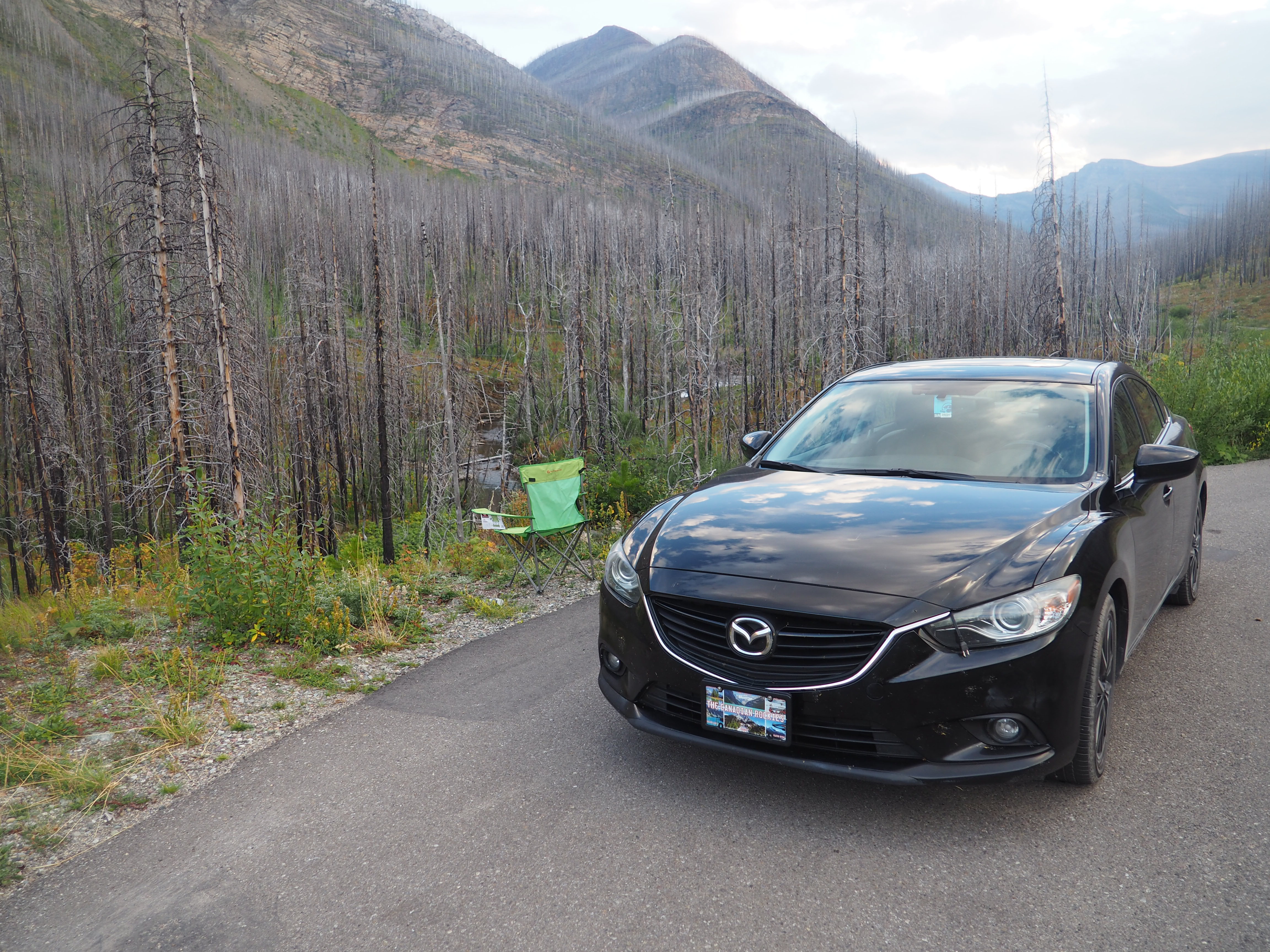 Malik Merchant's Mazda 6 Waterton National Park on the Akamina Parkway, Simerg