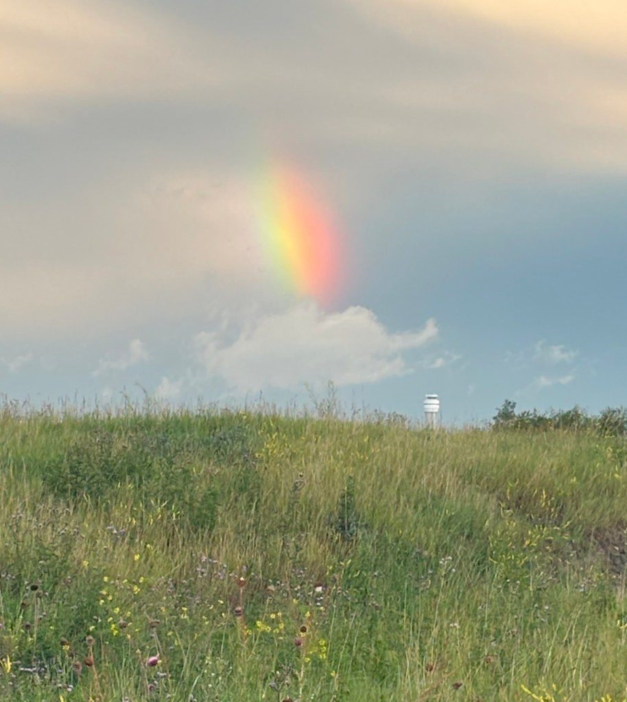 Calgary Rainbow Blue Sky City