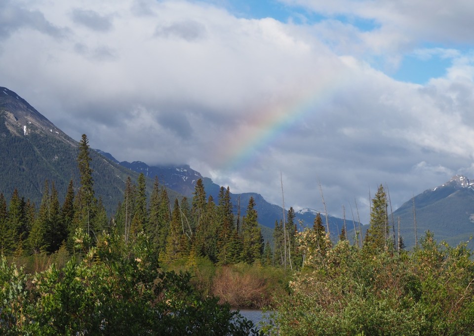 Rainbow Vermillion Lakes