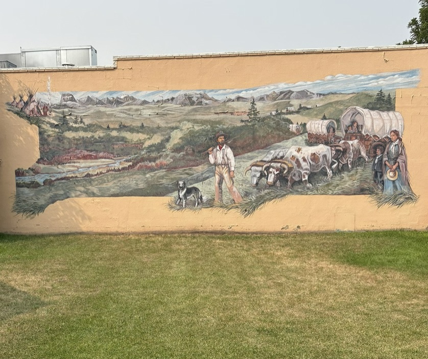 Mural at the Card Home in Cardston