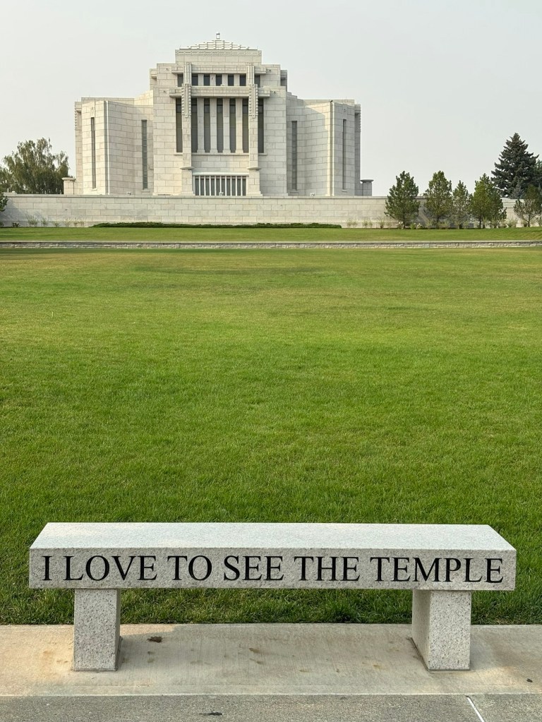 Temple in Cardston of Church of Jesus Christ of Latter-Day Saints