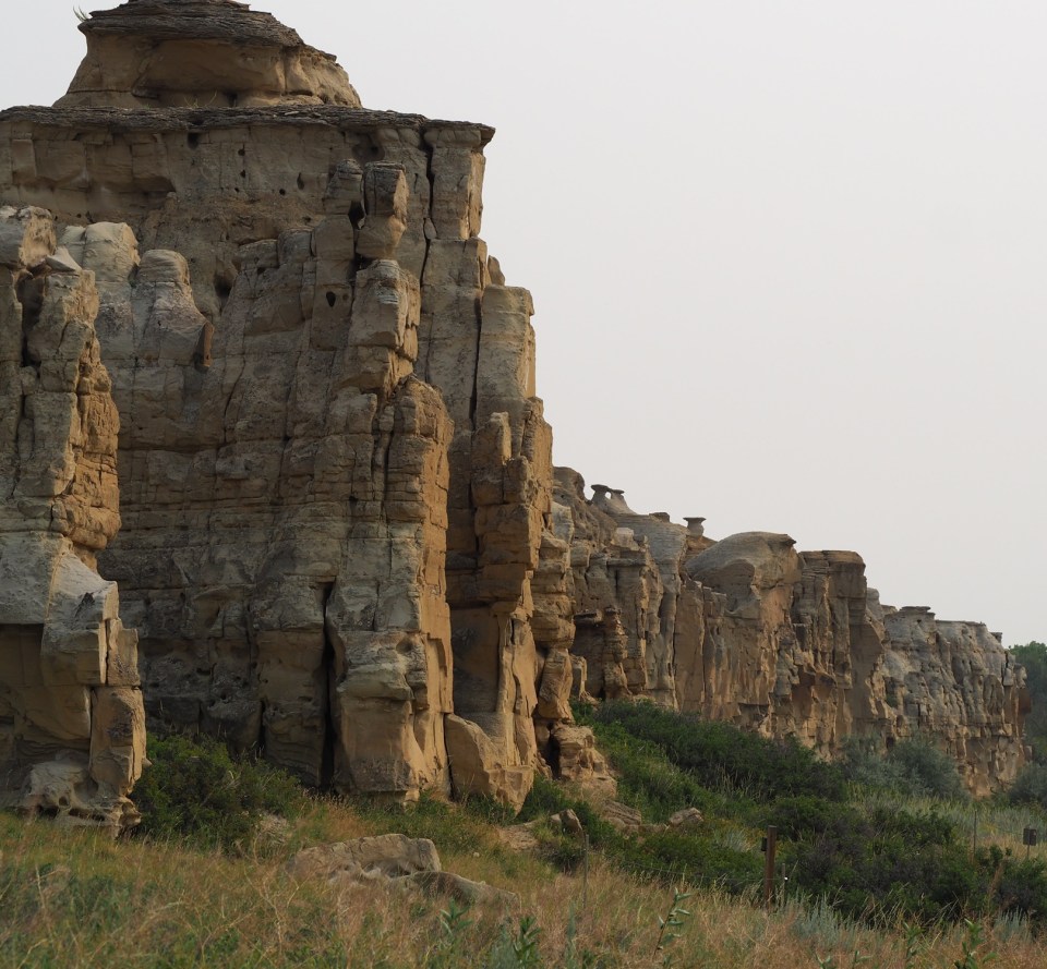 Hoodoos Writing- on-Stone Alberta