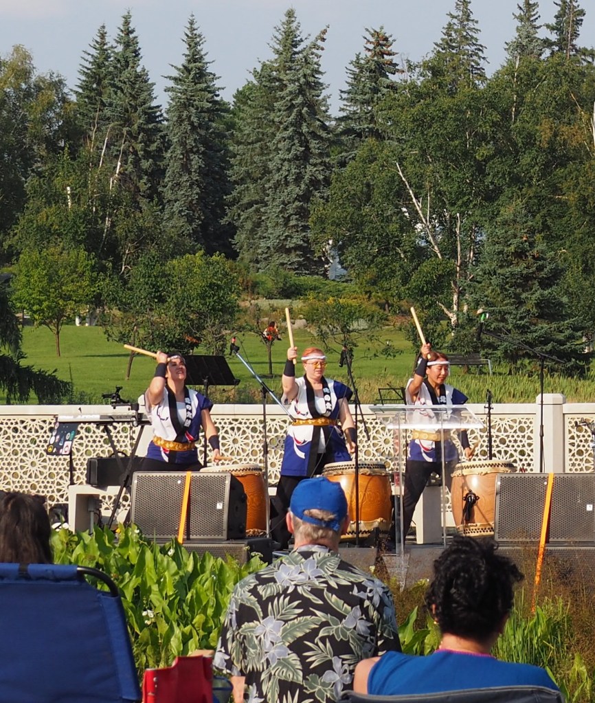 Japanese drums at Alegria, a Pathways cultural celebration of Latin American Cultures