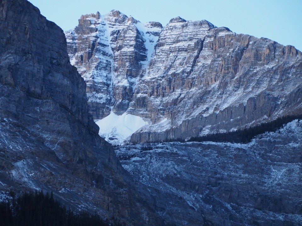 Mountain scenery, from the British Columbia border crossing